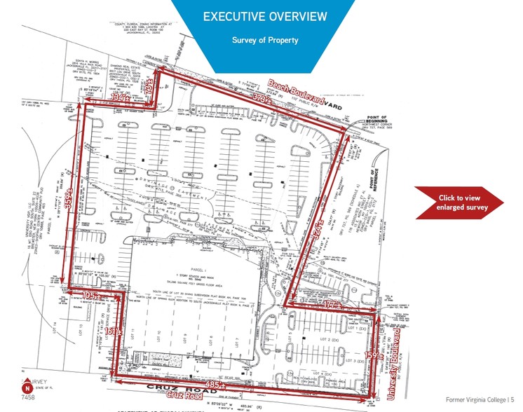 5940 Beach Blvd, Jacksonville, FL for lease - Plat Map - Image 2 of 3