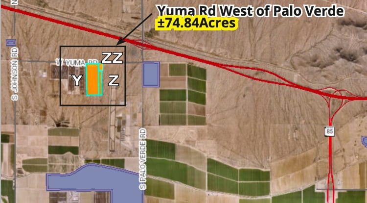 Yuma West of Palo Verde rd, Buckeye, AZ à vendre - Photo du bâtiment - Image 2 de 2