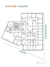 1100 Connecticut Ave NW, Washington, DC à louer Plan d’étage- Image 1 de 5