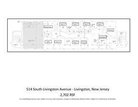 514 S Livingston Ave, Livingston, NJ à louer Plan d  tage- Image 1 de 1