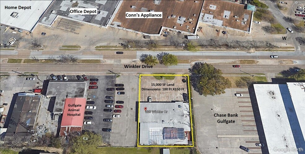 226-230 Winkler Dr, Houston, TX à vendre - Aérien - Image 2 de 10