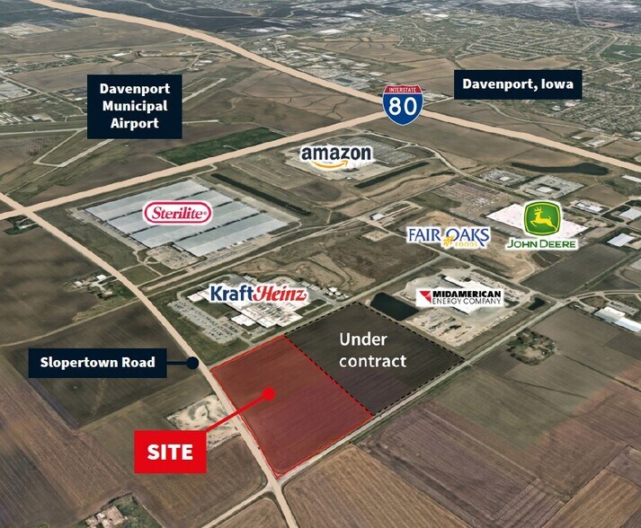 2400 Slopertown Rd, Davenport, IA à louer - Aérien - Image 2 de 2