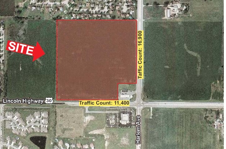 Rte 30 & Harlem Ave, Frankfort, IL for sale - Primary Photo - Image 1 of 1