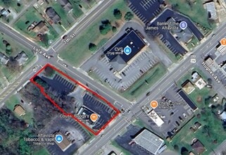 1040 Main St, Altavista, VA - AERIAL map view