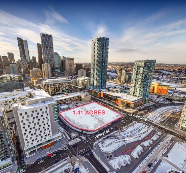 Plus de détails pour 431 6 Av SE, Calgary, AB - Terrain à vendre
