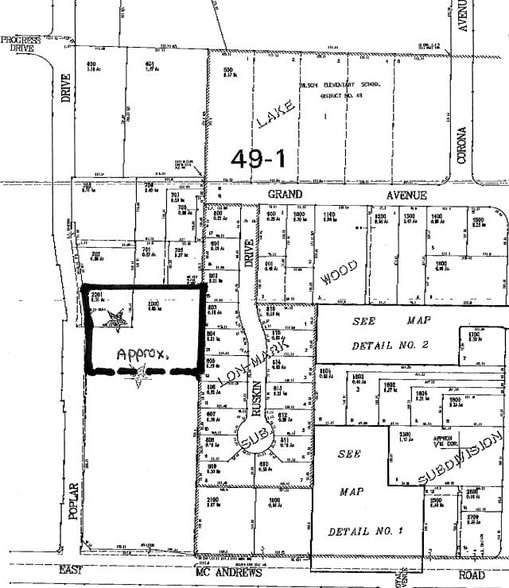 1370 Poplar Dr, Medford, OR à vendre - Plan cadastral - Image 2 de 3