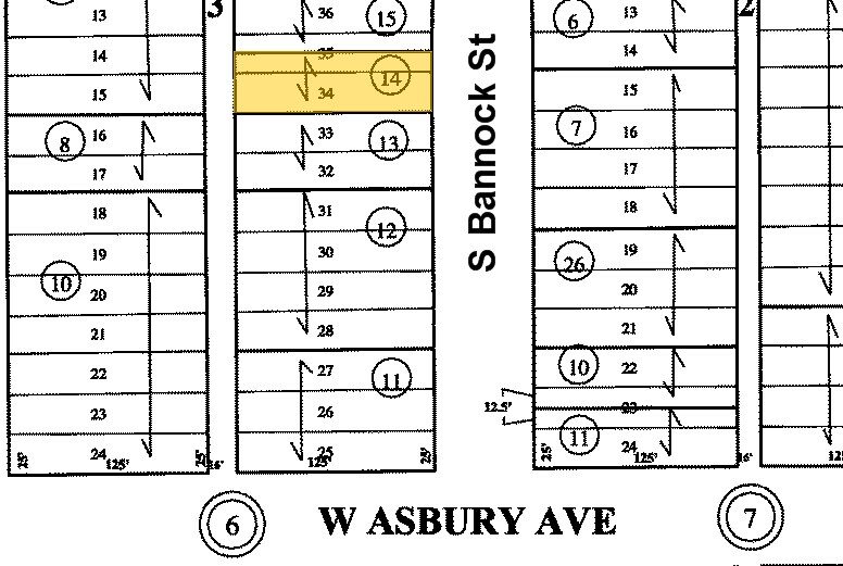 1941 S Bannock St, Denver, CO à vendre - Plan cadastral - Image 3 de 3