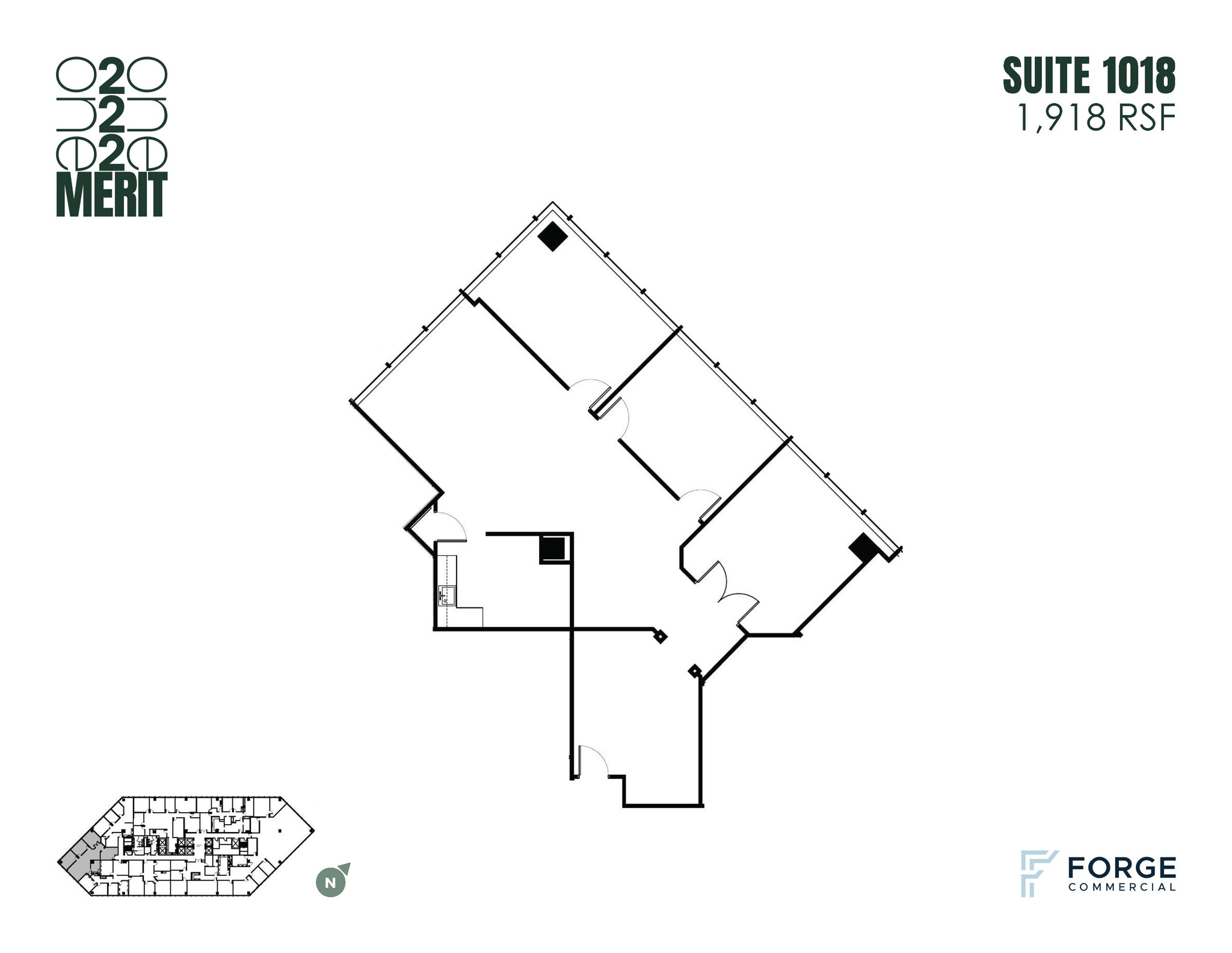 12221 Merit Dr, Dallas, TX à louer Plan d’étage- Image 1 de 1