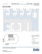 10866 Wilshire Blvd, Los Angeles, CA à louer Plan d’étage- Image 1 de 1