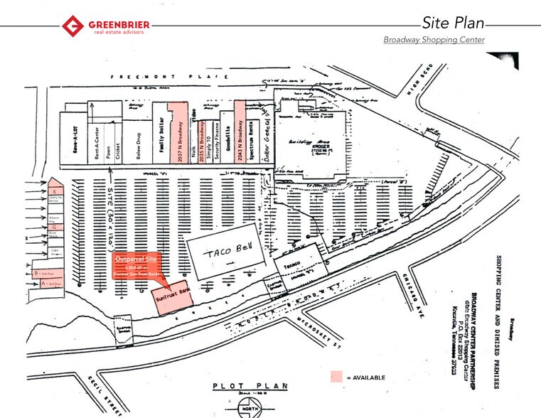2001 N Broadway St, Knoxville, TN à vendre - Plan d’étage - Image 3 de 3