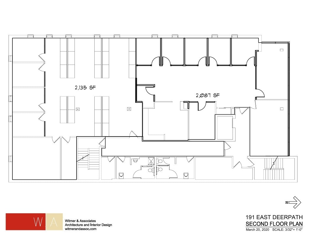 191 E Deerpath Rd, Lake Forest, IL à louer Plan d’étage- Image 1 de 7