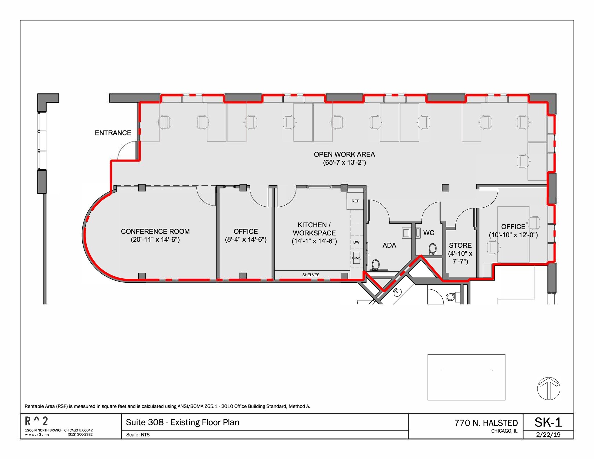 770 N Halsted St, Chicago, IL à louer Plan de site- Image 1 de 1