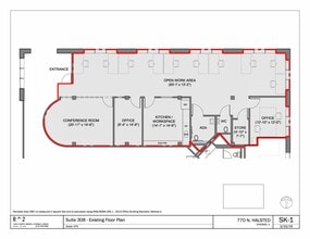 770 N Halsted St, Chicago, IL à louer Plan de site- Image 1 de 1