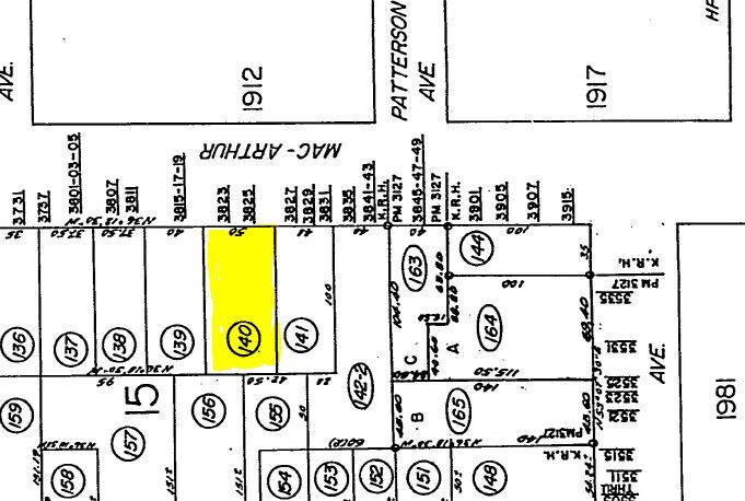 3823-3825 Macarthur Blvd, Oakland, CA à louer - Plan cadastral - Image 3 de 3