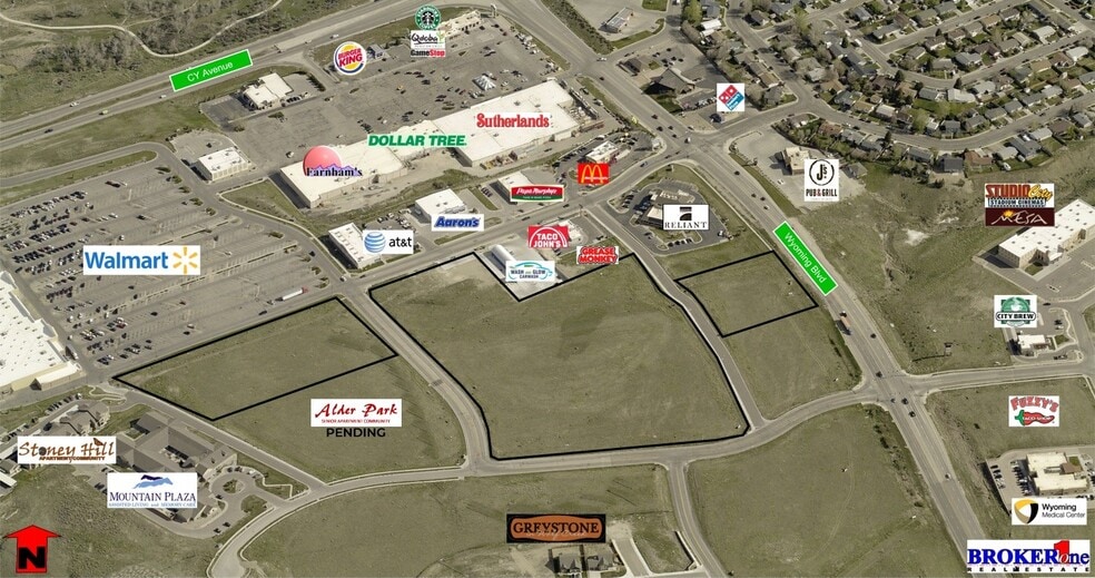 4024 Talon, Casper, WY à vendre - Aérien - Image 2 de 4