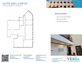 1275 E Butterfield Rd, Wheaton, IL à louer Plan d’étage- Image 1 de 4