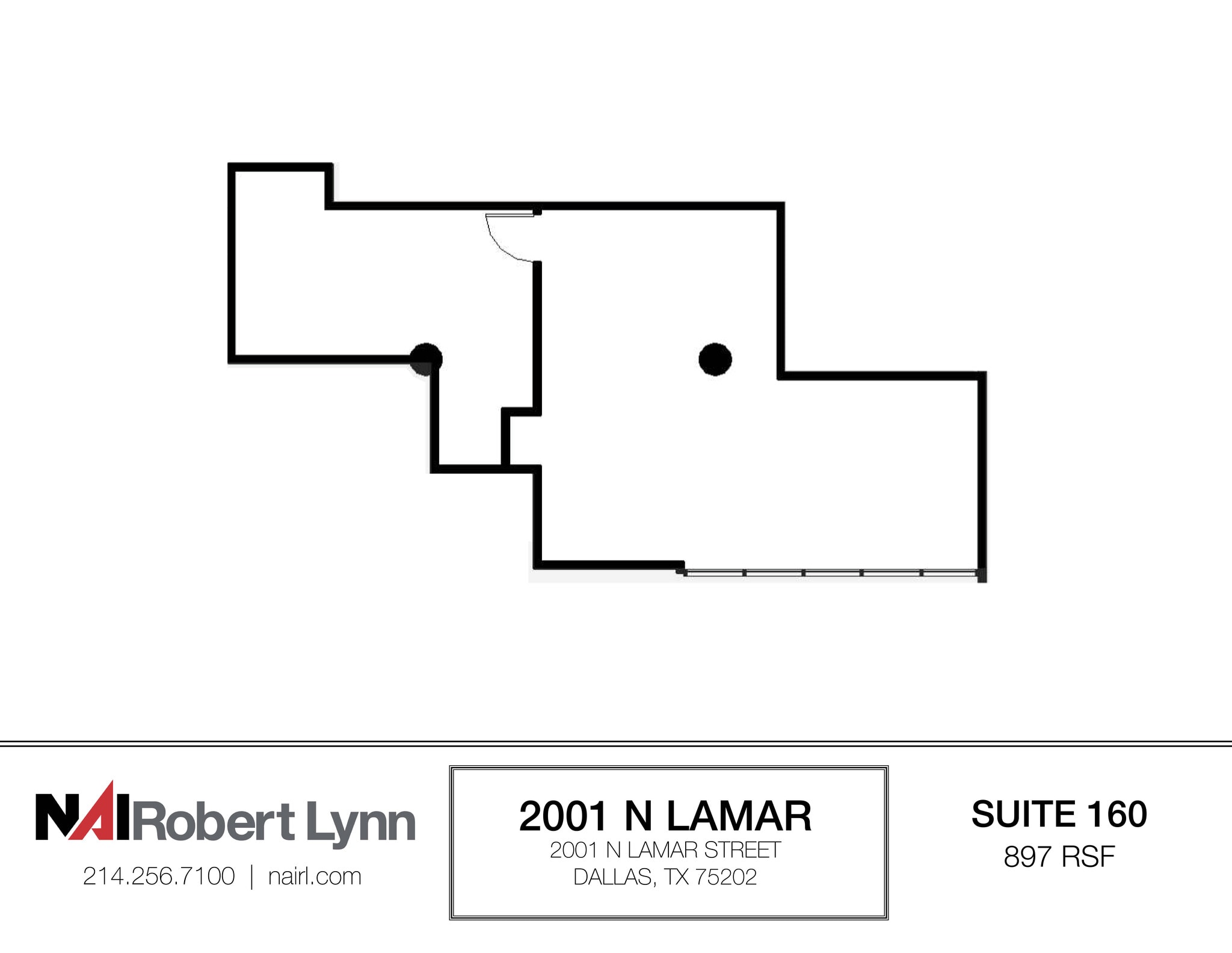 2001 N Lamar St, Dallas, TX for lease Floor Plan- Image 1 of 1