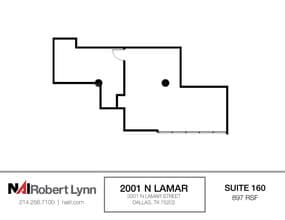 2001 N Lamar St, Dallas, TX for lease Floor Plan- Image 1 of 1