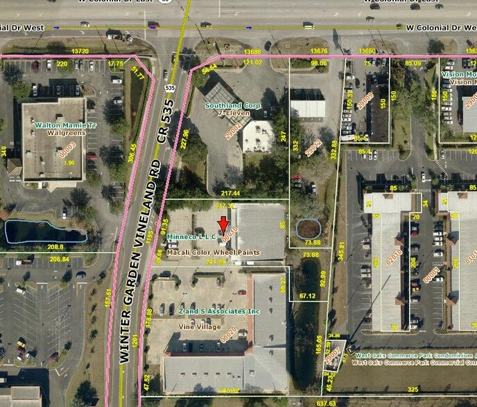 1155 Winter Garden -Vineland Rd, Winter Garden, FL à vendre - Plan cadastral - Image 2 de 6