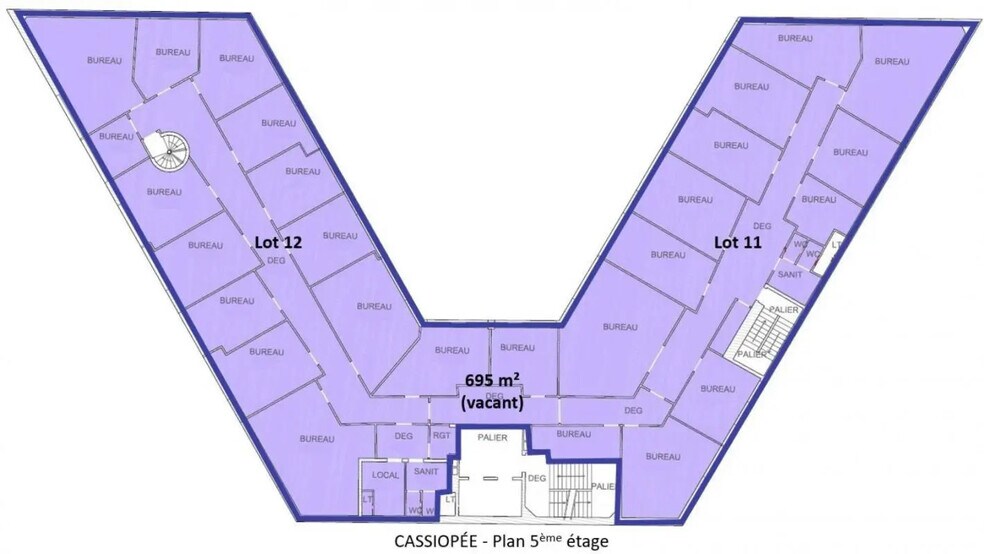 Bureau dans Évry-Courcouronnes à louer - Plan d’étage - Image 3 de 17