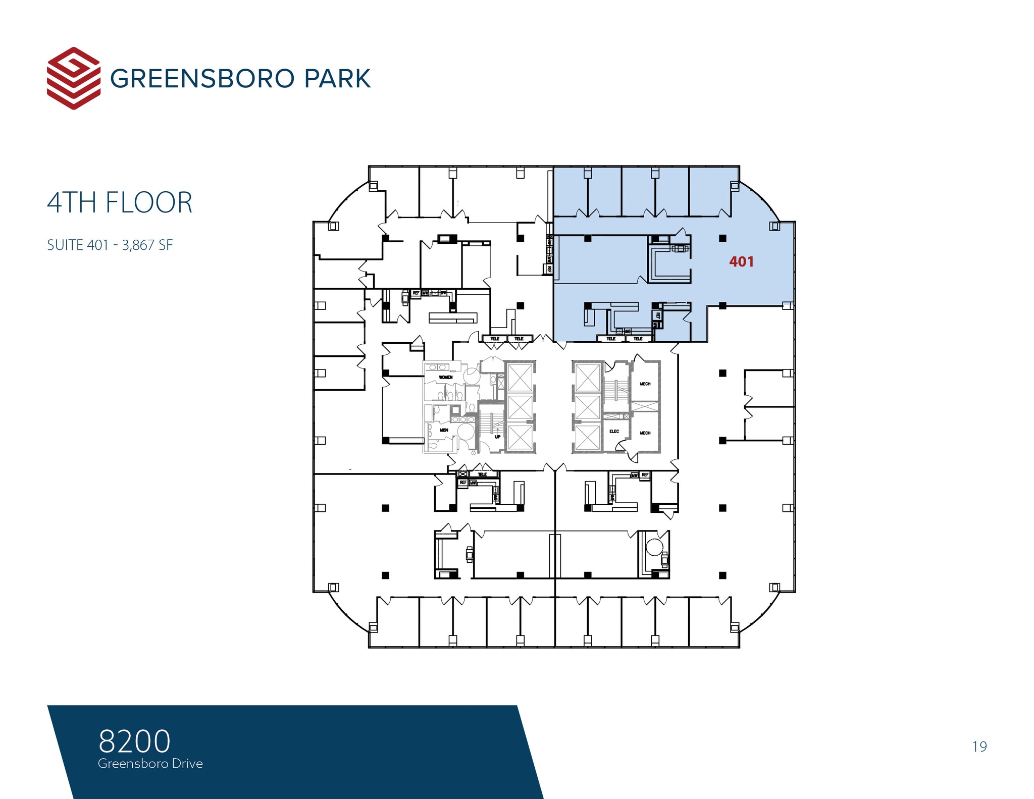 8180-8200 Greensboro Dr, McLean, VA for lease Floor Plan- Image 1 of 1