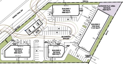 3307 Ewing Trail SW, AB, AB à louer Plan de site- Image 2 de 2