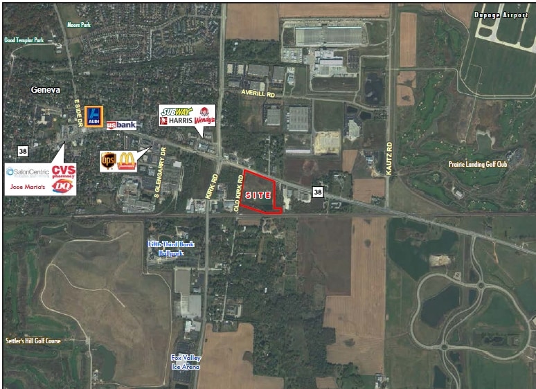 SWC Roosevelt & Old Kirk Rd, Geneva, IL for sale - Primary Photo - Image 1 of 2