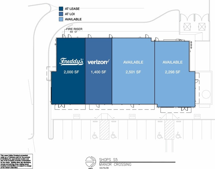 13040 Manor Crossing Blvd, Manor, TX for lease - Site Plan - Image 2 of 6