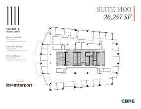 1111 Brickell Ave, Miami, FL à louer Plan de site- Image 1 de 16