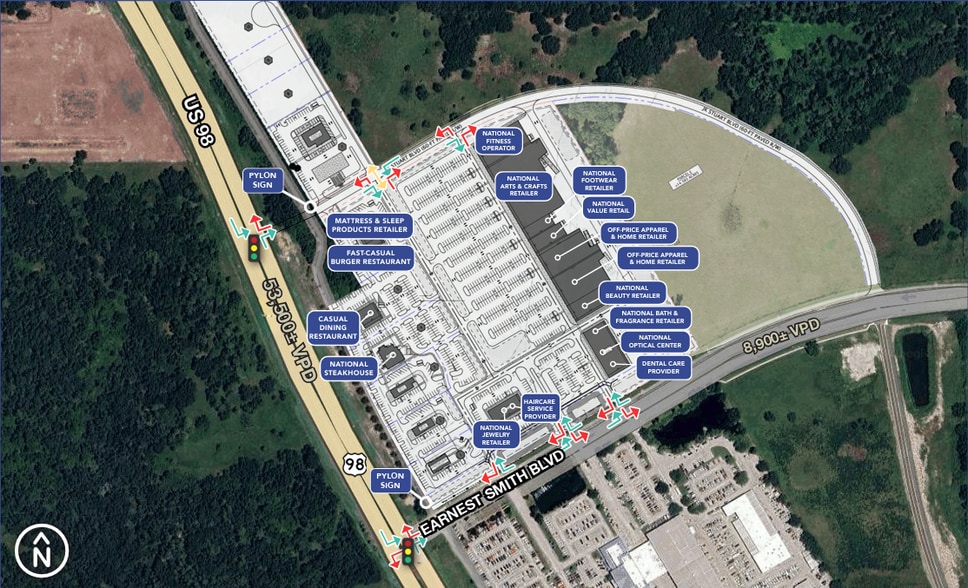 US Hwy 98, Bartow, FL for lease - Site Plan - Image 1 of 3