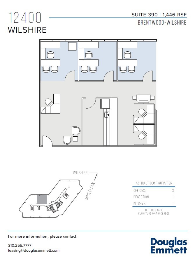 12400 Wilshire Blvd, Los Angeles, CA à louer Plan d  tage- Image 1 de 1