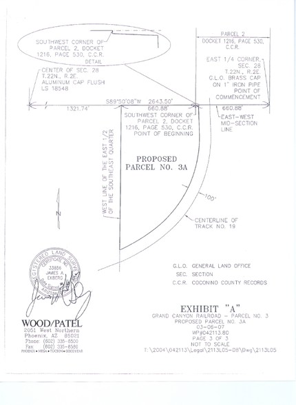 Rodeo Rd, Williams, AZ à vendre - Plan cadastral - Image 2 de 7