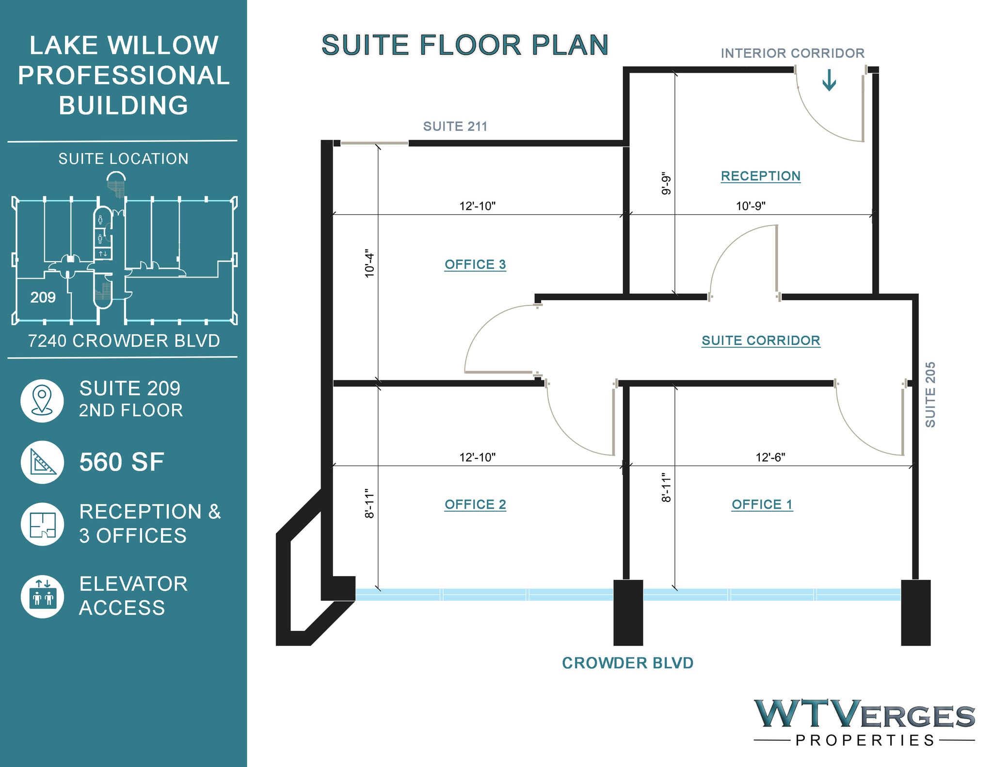 7240 Crowder Blvd, New Orleans, LA for lease Floor Plan- Image 1 of 9