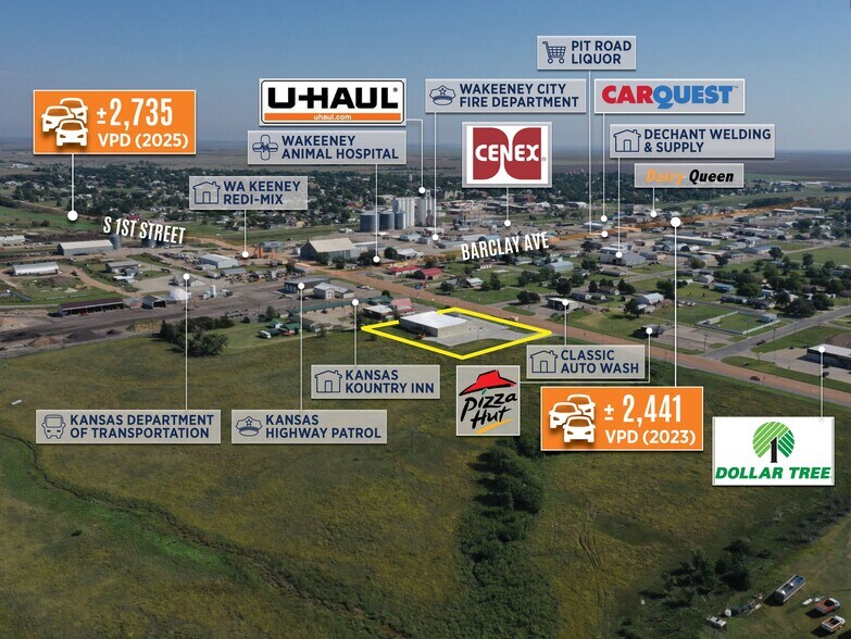 305 S 1st St, Wakeeney, KS à vendre - Photo du bâtiment - Image 3 de 13