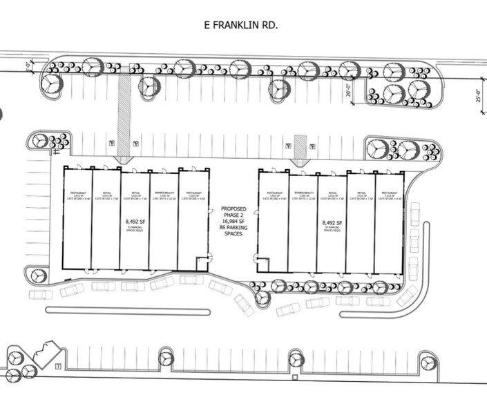 4865 E Franklin Rd, Nampa, ID à louer - Plan de site - Image 2 de 6