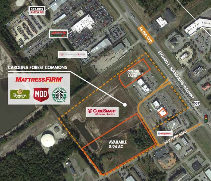 Us-501 S, Myrtle Beach, SC for sale - Site Plan - Image 3 of 5