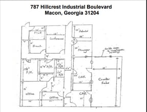 787 Hillcrest Industrial Blvd, Macon-Bibb, GA for lease Floor Plan- Image 1 of 1