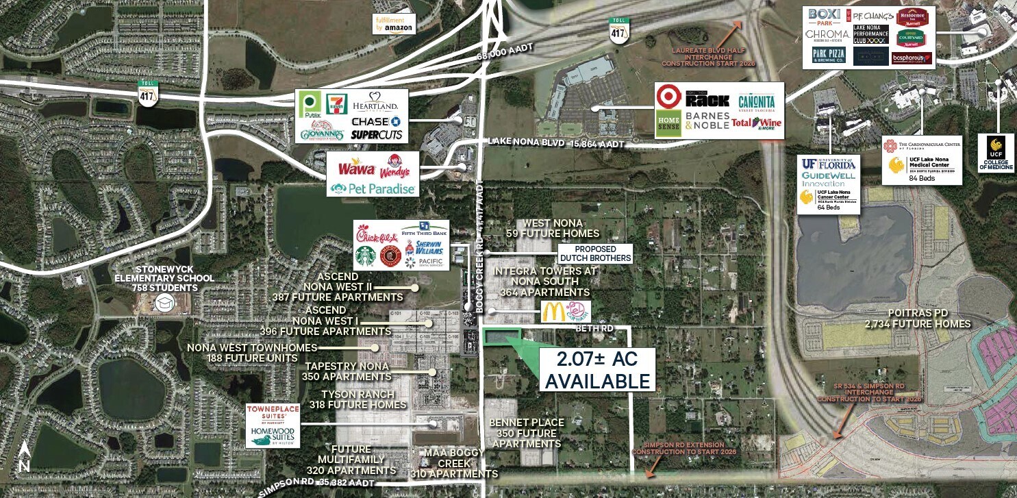 SEC Boggy Creek Rd and Beth rd, Orlando, FL à louer Aérien- Image 1 de 3