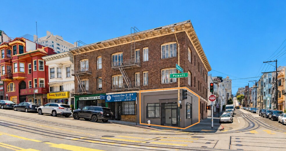 1059-1099 Powell St, San Francisco, CA à louer - Photo du bâtiment - Image 1 de 7