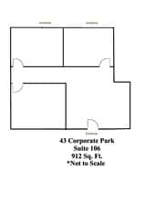 43 Corporate Park, Irvine, CA à louer Plan d’étage- Image 1 de 1