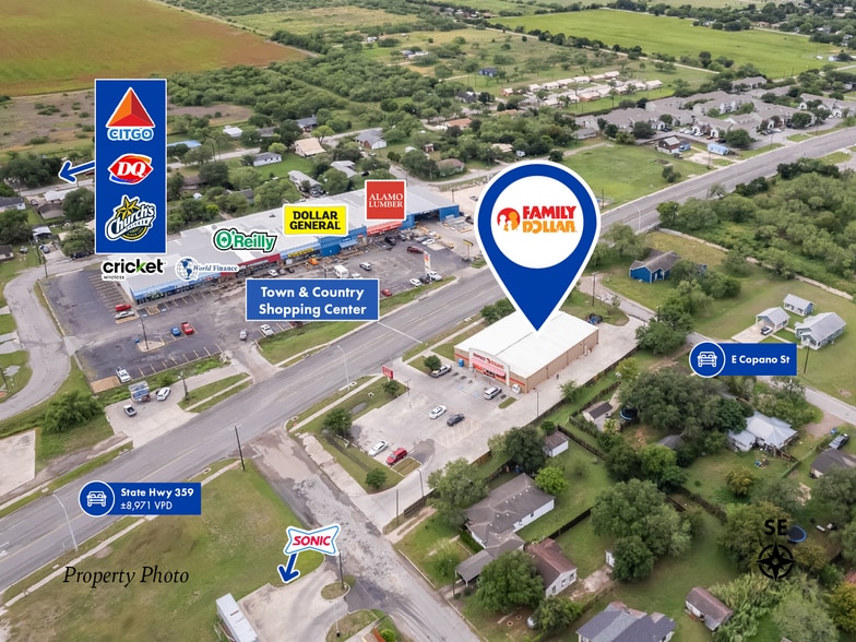 200 S State Highway 359, Mathis, TX for sale - Aerial - Image 3 of 4