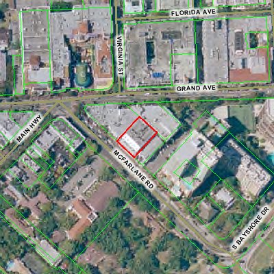 2977 McFarlane Rd, Coconut Grove, FL for lease - Aerial - Image 2 of 4