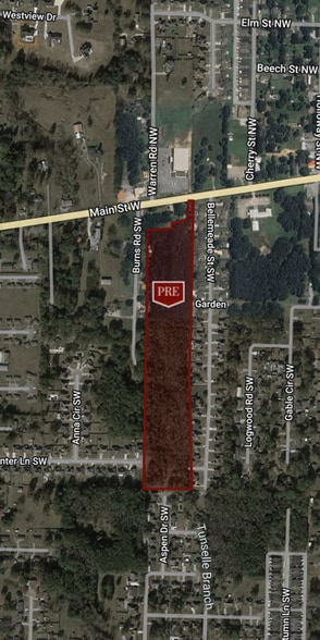 201 Bellemeade St SW, Hartselle, AL for sale - Aerial - Image 2 of 2