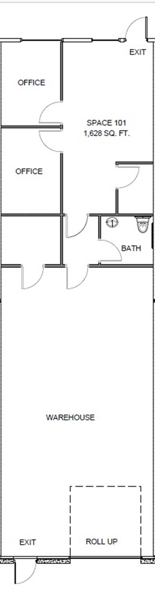 6330 S Eastern Ave, Las Vegas, NV à louer Plan d’étage- Image 1 de 1