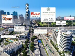 9970 Santa Monica Blvd, Beverly Hills, CA - Aerial  map view - Image1