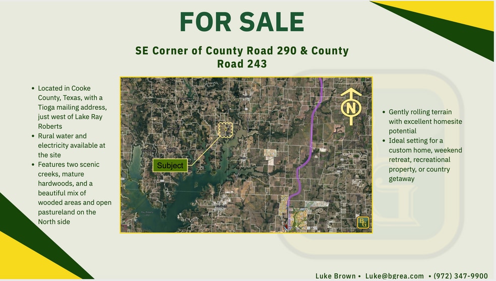 County Road 290, Collinsville, TX for sale - Building Photo - Image 3 of 3