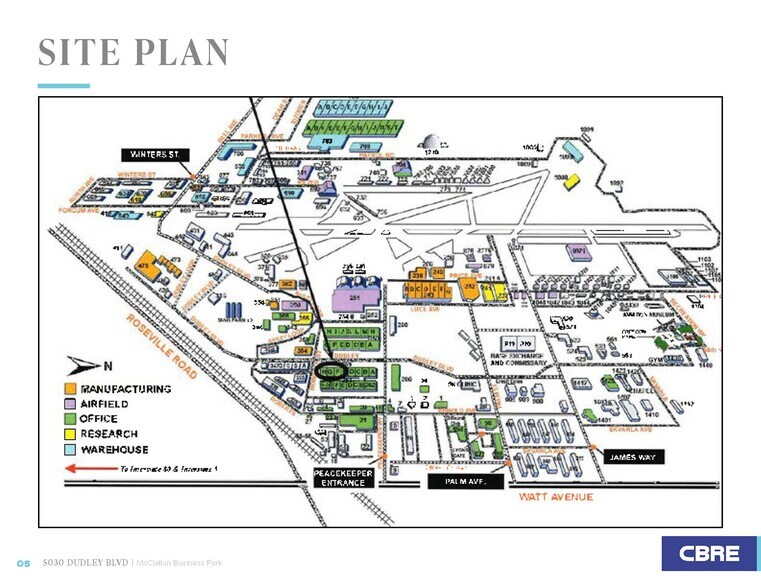 5012-5116 Dudley Blvd, Mcclellan, CA à louer - Photo du bâtiment - Image 2 de 5