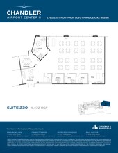 1750 E Northrop Blvd, Chandler, AZ à louer Plan de site- Image 1 de 1