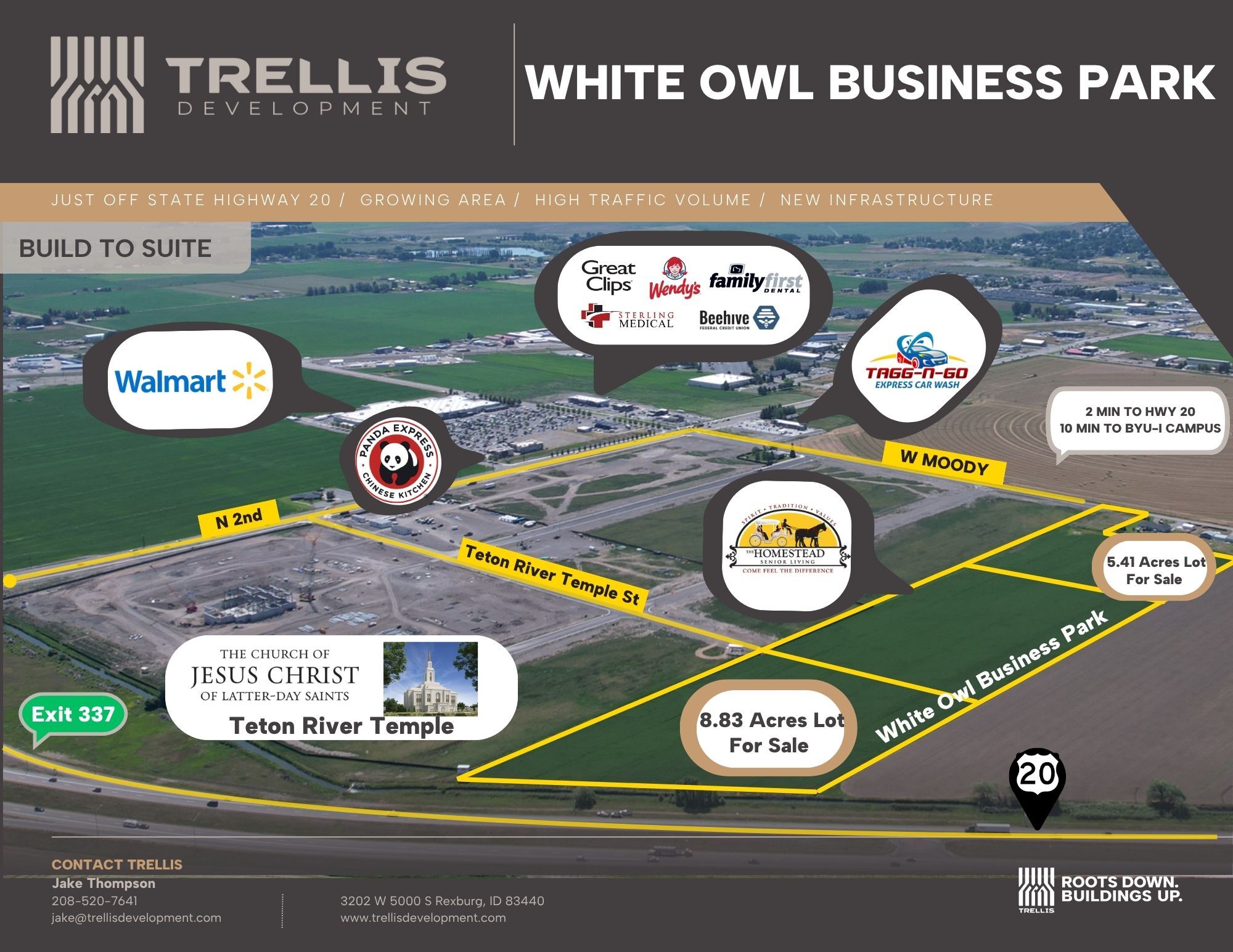 4 W Moody Rd 4 W Moody rd, Rexburg, ID à vendre Aérien- Image 1 de 11