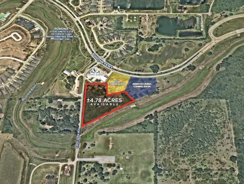 Pomona Pky, Manvel, TX for sale - Aerial - Image 1 of 2